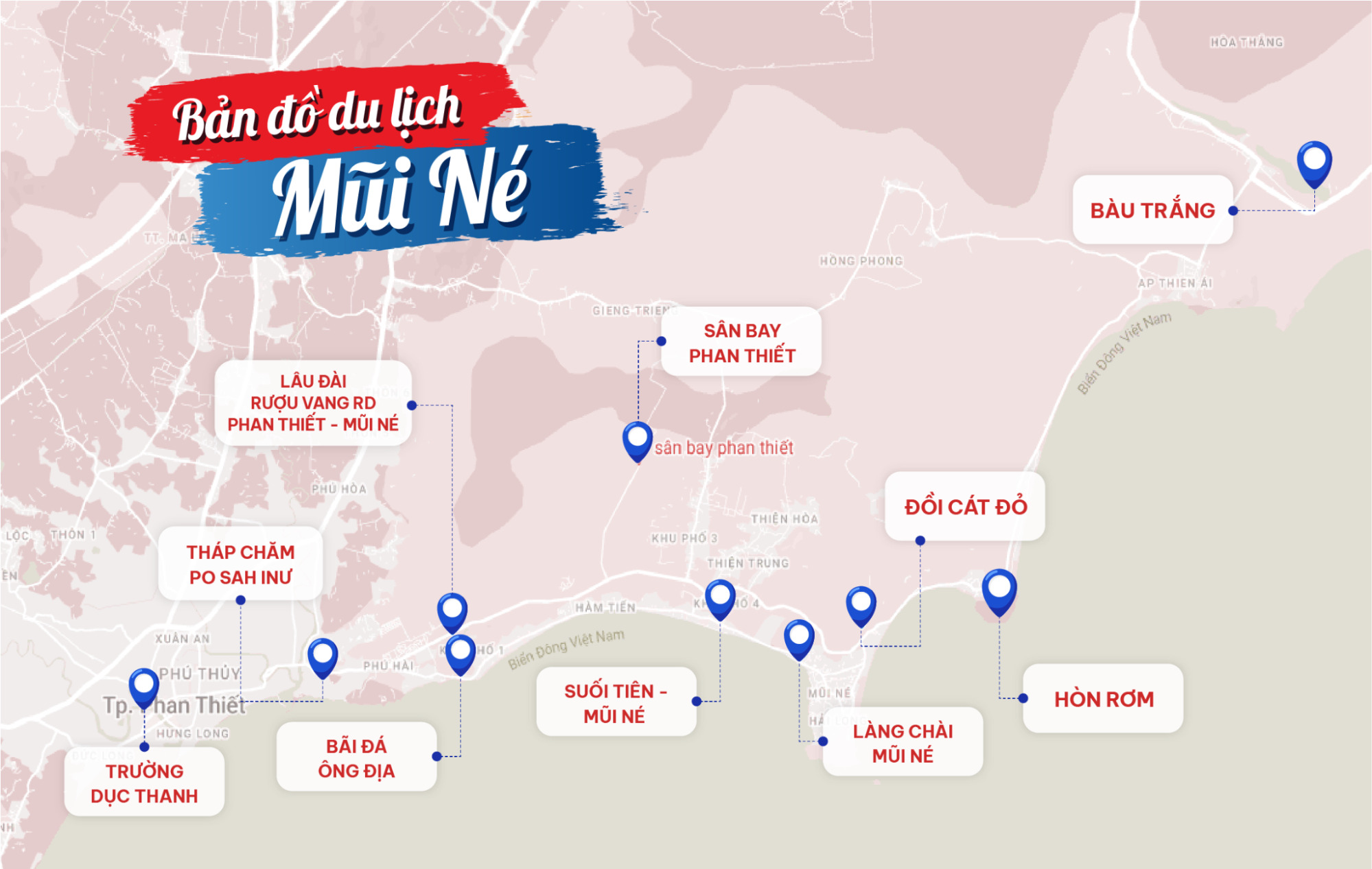 bản đồ du lịch mũi né