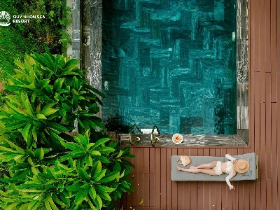 SEA Beachfront &Pool 3 Bedroom Villa/02 Twin + 01 Double