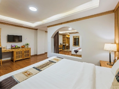 Family mountain view