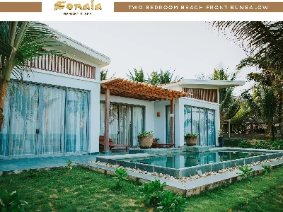 02-Bed Room Beach Front Bungalow